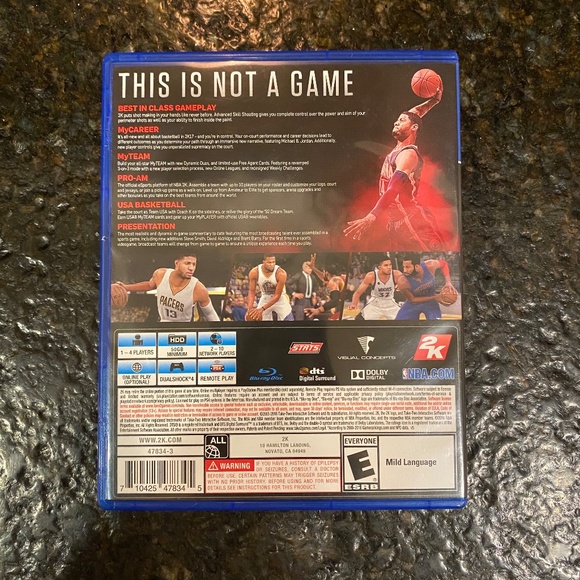 PS4 NBA 2K17 Playstation 4 game - Picture 2 of 3